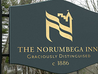 design logo pentru hotel restaurant norumbega resort horeca