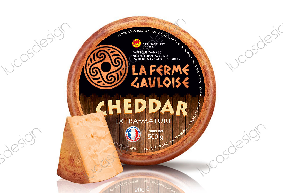 la ferme gauloise saucisses fromage cheddar