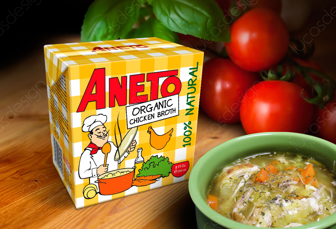 ambalaj supa de baza pui vita carne legume concentrat