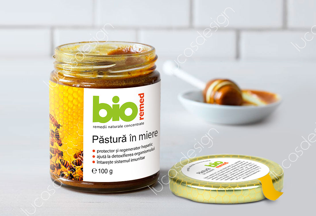 design brand apicole bioremed - pastura polen