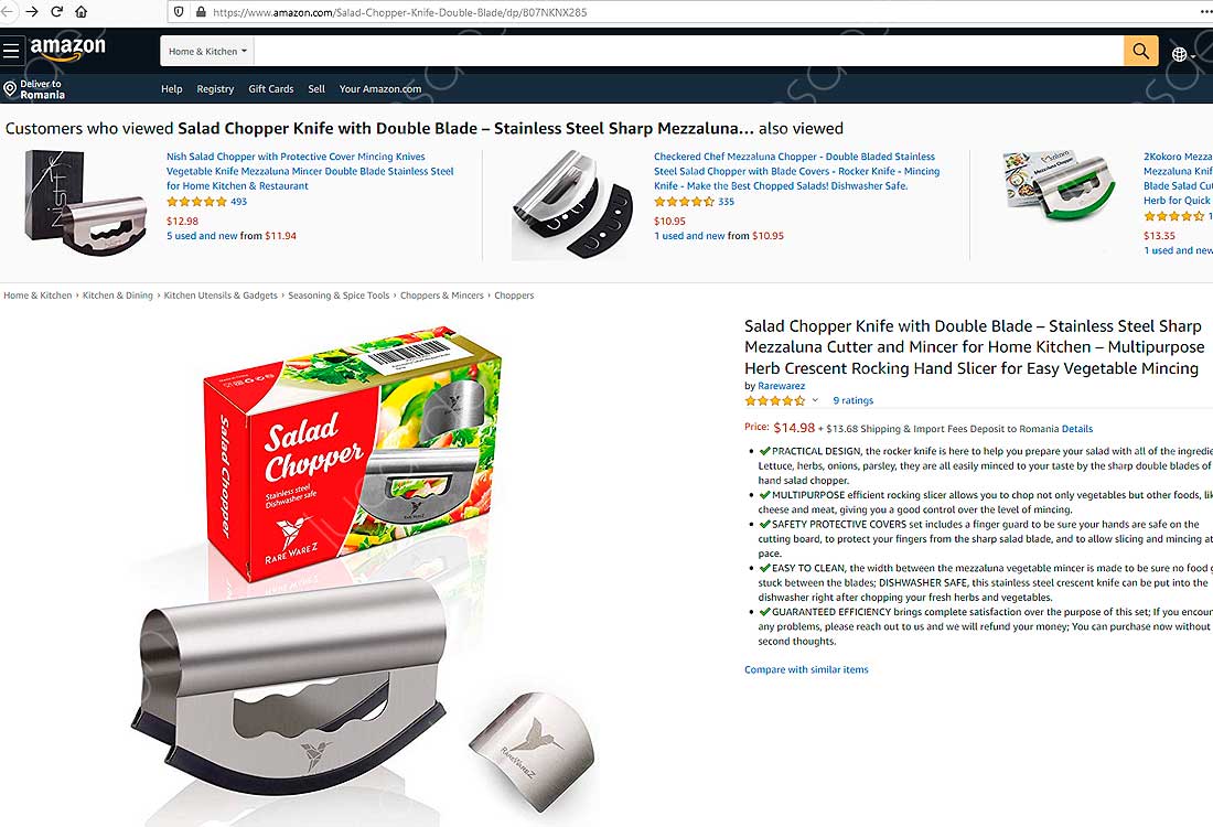 cutit chopper cheff ebay,amazon design grafica ambalaj si fotografie chopper ebay, amazon cheff