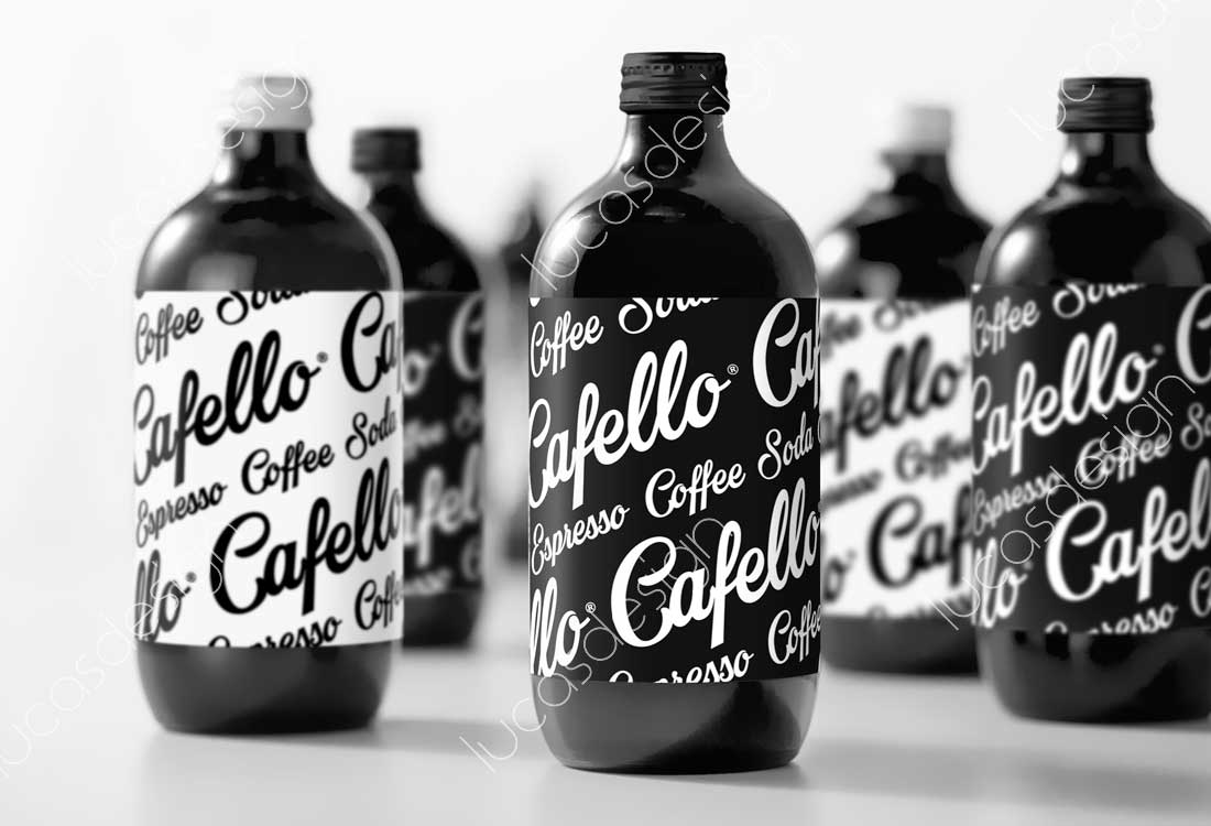 espresso coffee soda brand design