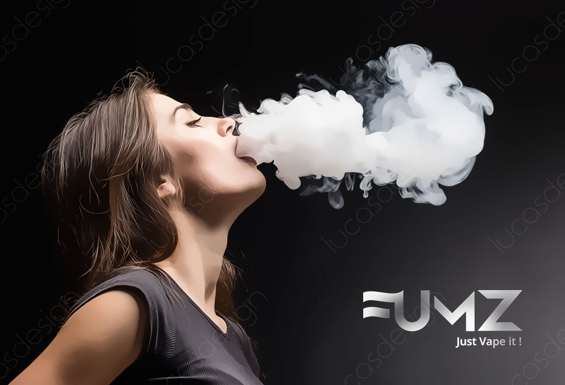 fumz tigari vape design logo identitate