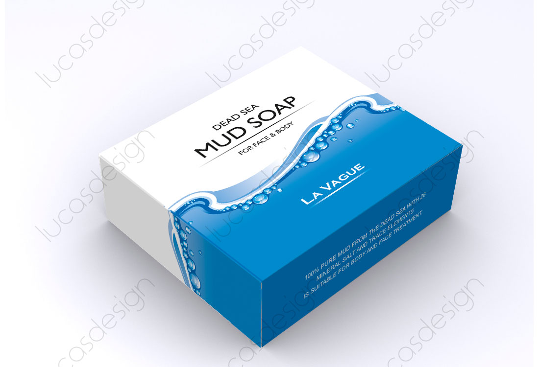 la vague logo si ambalaj sapun identitate produs branding