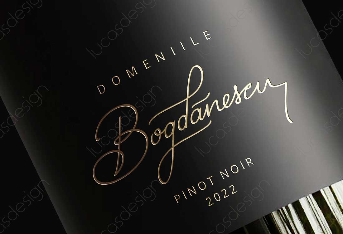 logo vin domeniile bogdanescu logo vin branding domeniile bogdanescu