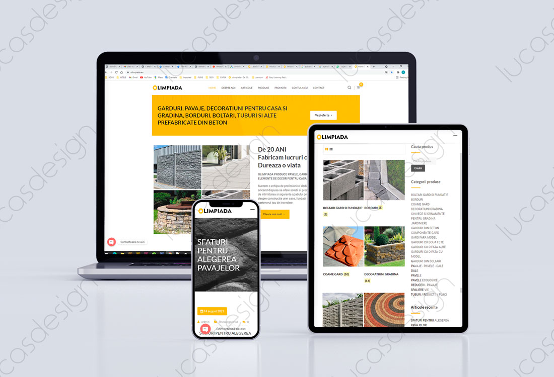 design web olimpiada web design olimpiada garduri din beton pavaje boltari borduri