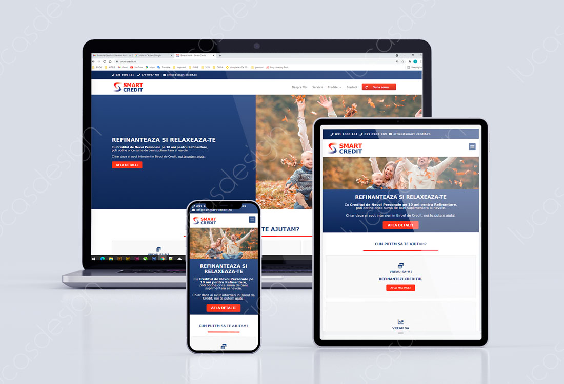 smart credit website design smart credit website design