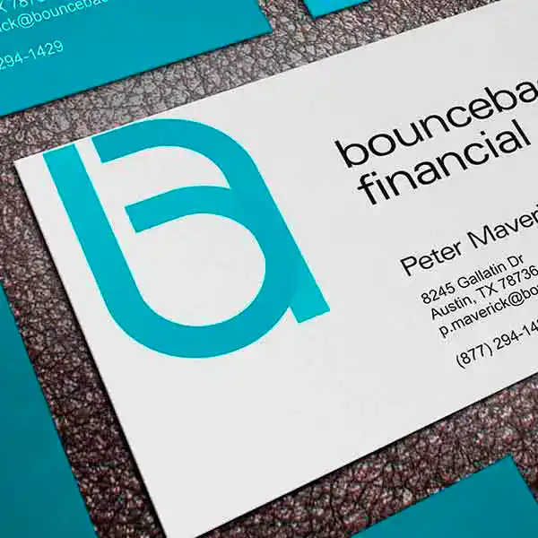bounceback logo financial servicii branding corporate