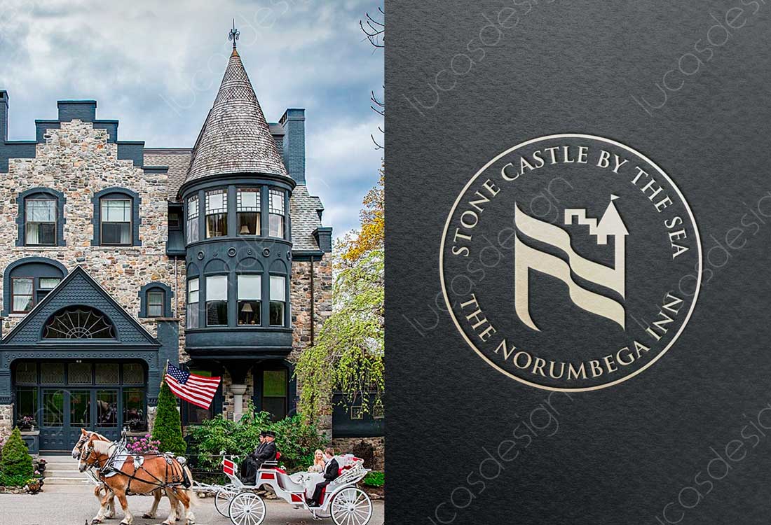logo design norumbega design logo hotel si restaurant